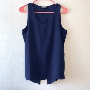 Express navy top